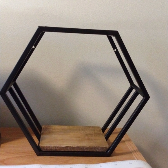 Other - NWT 10 inch hexagon shelf